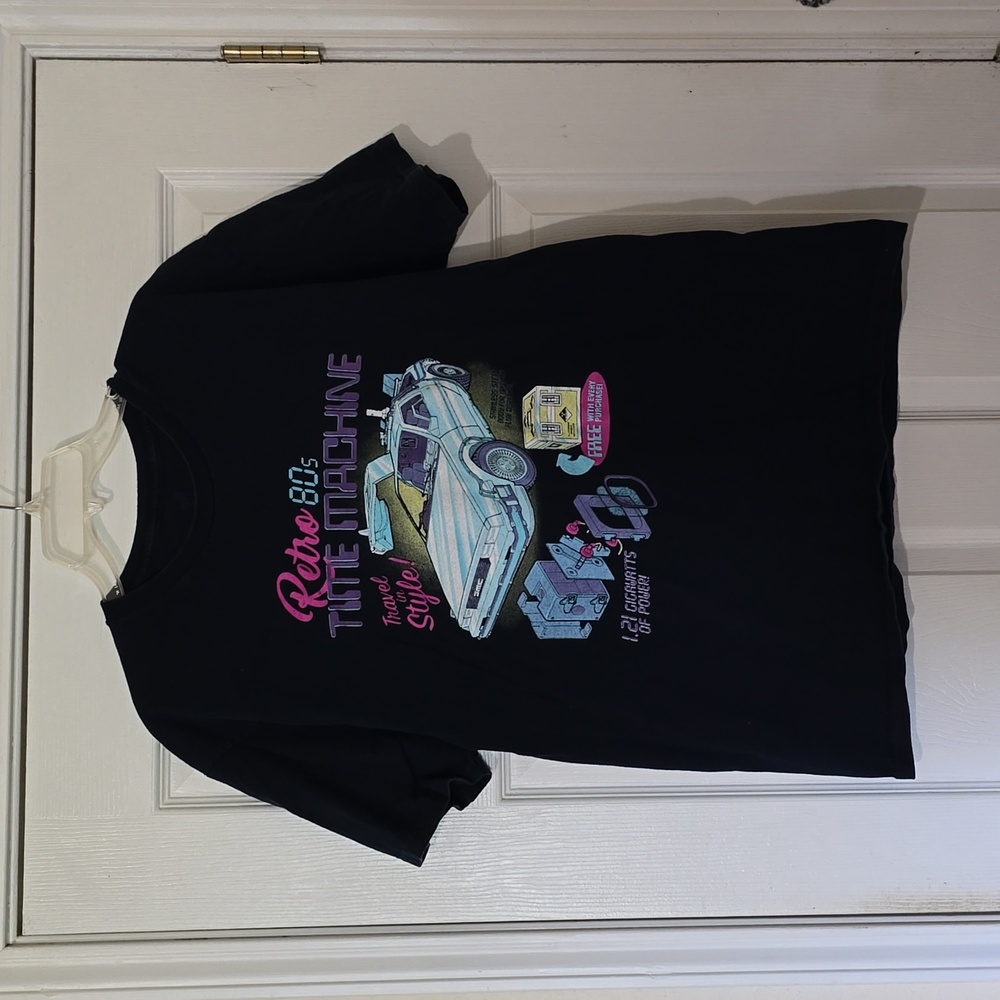 Tee Fury Back to the Future DeLorean T-shirt - Mens L